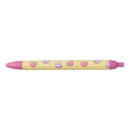 Candy Heart Roze en Gele Pen (Voorkant)