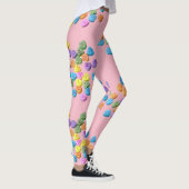 Candy Hearts Leggings Valentijnsdag Mooie (Rechts)