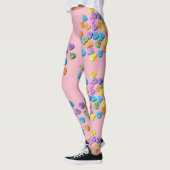 Candy Hearts Leggings Valentijnsdag Mooie (Links)