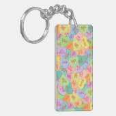 Candy Hearts Patroon - SFW Sleutelhanger (Voorkant Links)
