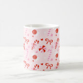 Candy Hearts Pink Holiday Mug Koffiemok (Center)