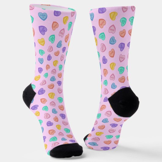 Candy Hearts Sokken (Gebogen)
