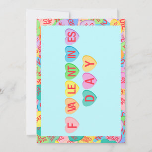 Candy Hearts V. 2.0 Feestdagenkaart