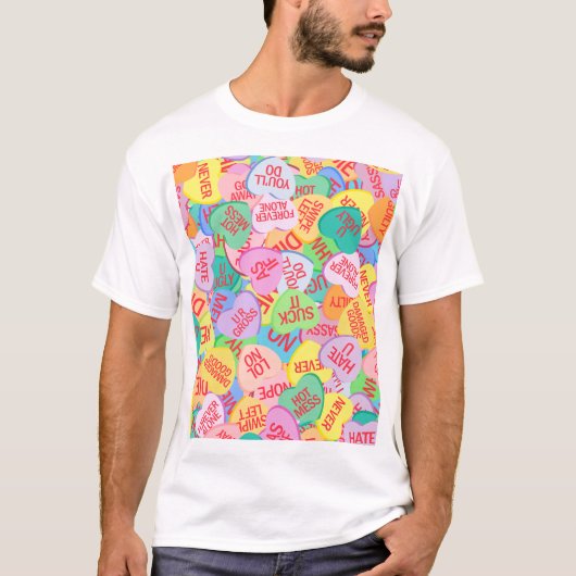 Candy Hearts V. 2.0 T-shirt (Voorkant)