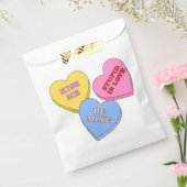 Candy Hearts Valentijnsdag Bedankzakje (Gezegeld)