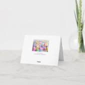 Candy Hearts Valentijnsdag Feestdagen Kaart (Achterkant)