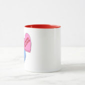 Candy Hearts Valentijnsdag Mok (Midden)