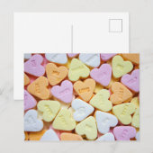 Candy Hearts Valentine's Day Briefkaart (Voorkant / Achterkant)