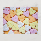 Candy Hearts Valentine's Day Briefkaart (Voorkant)