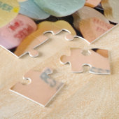 Candy Hearts with Cats Puzzle Legpuzzel (Zijkant)