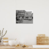 Candy & Ice Cream Shop, 1938. Oude foto Poster (Keuken)