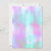 Candy Ink Vloeibare Marmer Glitter Bruiloft Kaart (Achterkant)