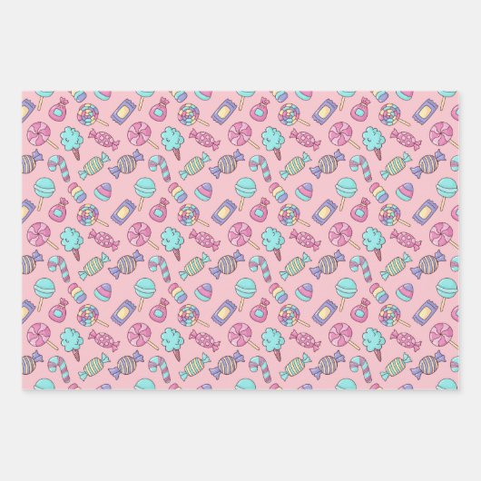 Candy  inpakpapier vel (Voorkant 3)