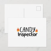 Candy inspector briefkaart (Voorkant / Achterkant)