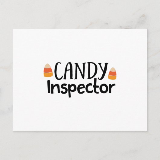 Candy inspector briefkaart (Voorkant)