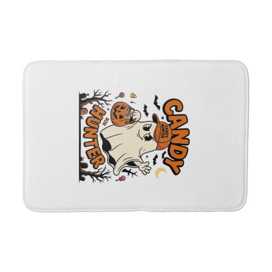 Candy Jager Halloween Geest Pompoen Emmer_1 Badmat (Voorkant)
