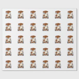 Candy Jager Halloween Geest Pompoen Emmer_1 Cadeaupapier