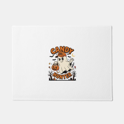 Candy Jager Halloween Geest Pompoen Emmer_1 Deurmat (Voorkant)