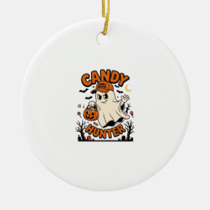 Candy Jager Halloween Geest Pompoen Emmer_1 Keramisch Ornament