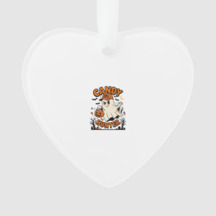 Candy Jager Halloween Geest Pompoen Emmer_1 Ornament