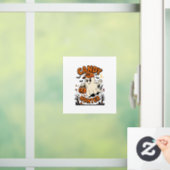 Candy Jager Halloween Geest Pompoen Emmer_1 Raamsticker (Huis)