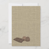 Candy Jar en Chocolates Vrijgezellenfeest Kaart (Achterkant)