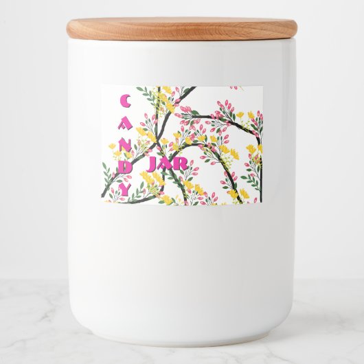 Candy Jar Goede Voedselcontainer  Etiket (Voorkant)