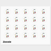 Candy Jar Ronde Sticker (Vel)