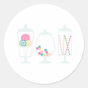Candy Jars Ronde Sticker
