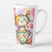 Candy Kat Valentijn Latte Mok (Rechts)