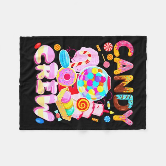 Candy Land Candy Crew Party Halloween Costumes Adu Fleece Deken (Voorkant (Horizontaal))
