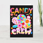 Candy Land Candy Crew Party Halloween Costumes Adu Kaart (Voorkant)