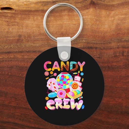 Candy Land Candy Crew Party Halloween Costumes Adu Sleutelhanger (Voorkant)