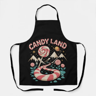 Candy Land Cane Kerstmis Kerst Familie Vakantie Schort
