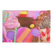Candy Land Droom Snoepjes Gepersonaliseerde Aangep Kussensloop (Achterkant)