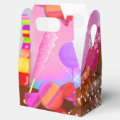Candy Land Feest Fantasie Snoep Verjaardag Bedankdoosjes (Geopend)