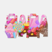 Candy Land Feest Fantasie Snoepjes Verjaardag Bedankdoosjes (Uitgevouwen)