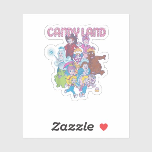 Candy Land Group Shot Logo Sticker (Vel)