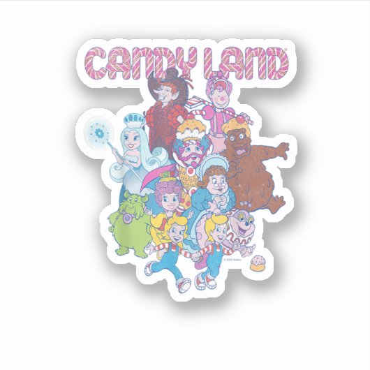 Candy Land Group Shot Logo Sticker (Voorkant)