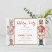 Candy Land Nutcracker Christmas Holiday Feestdagenkaart (Staand voorkant)