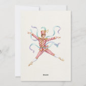 Candy Land Nutcracker Christmas Holiday Feestdagenkaart (Achterkant)