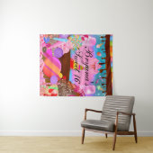 Candy Land Sweet 16 Verjaardagsfeest Backdrop Wandkleed (In Situ (horizontaal))