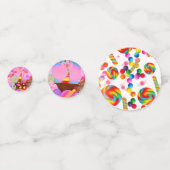 Candy Land Sweet 16 Verjaardagsfeestje Confetti (Voorkanten)