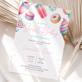 Candy Land Sweets Baby Shower Kaart