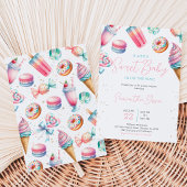 Candy Land Sweets Baby Shower Kaart