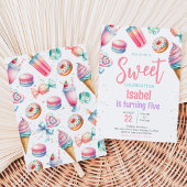 Candy Land Zoete Verjaardag Kaart