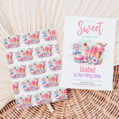 Candy Land Zoete Verjaardag Kaart
