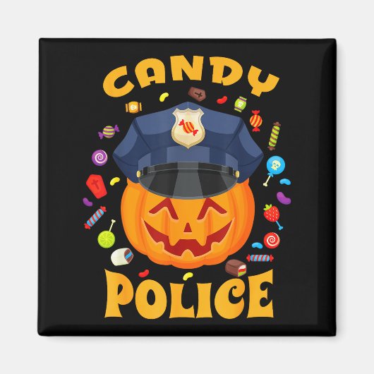 Candy Luizen Halloween Feestje Kostuum Beveiliging Magneet (Voorkant)