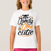 Candy maïs cutie halloween kostuum t-shirt (Voorkant)