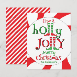 Candy Overload Elf Prettig Kerstfeest!  Feestdagenkaart